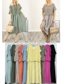 Sukienki damskie wloskie, Size uni,paczka 6szt,mix kolor