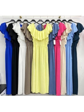 Sukienki damskie wloskie, Size uni,paczka 6szt,mix kolor
