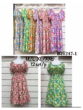 Sukienki damskie , Size m-2xlpaczka 12szt,mix kolor