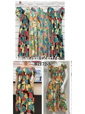 Sukienki damskie , Size m-2xl ,paczka 12szt,mix kolor