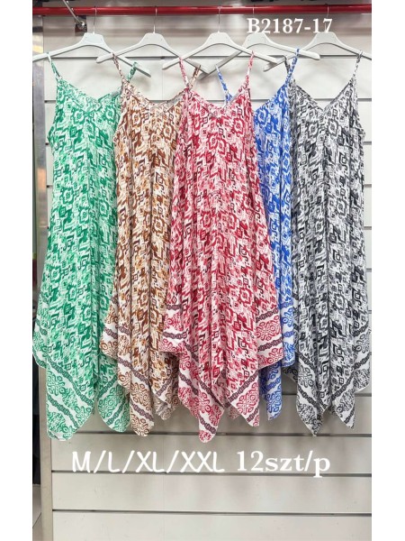 Sukienki damskie , Size m-2xl ,paczka 12szt,mix kolor