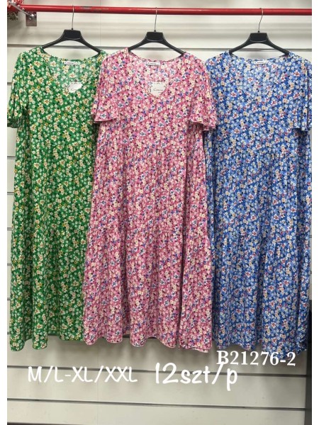 Sukienki damskie , Size m-2xl ,paczka 12szt,mix kolor