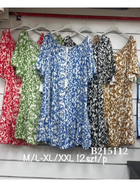 Sukienki damskie , Size m-2xl ,paczka 12szt,mix kolor