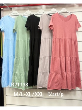 Sukienki damskie , Size m-2xl ,paczka 12szt,mix kolor