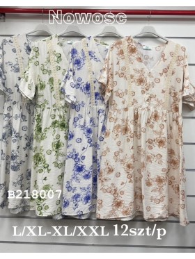 Sukienki damskie , Size l-2xl ,paczka 12szt,mix kolor