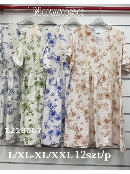 Sukienki damskie , Size l-2xl ,paczka 12szt,mix kolor