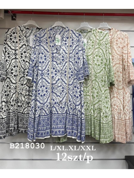 Sukienki damskie , Size l-2xl ,paczka 12szt,mix kolor