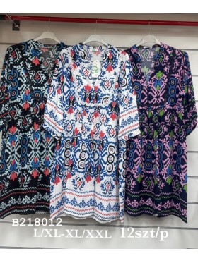 Sukienki damskie , Size l-2xl ,paczka 12szt,mix kolor
