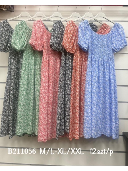 Sukienki damskie , Size m-2xl ,paczka 12szt,mix kolor