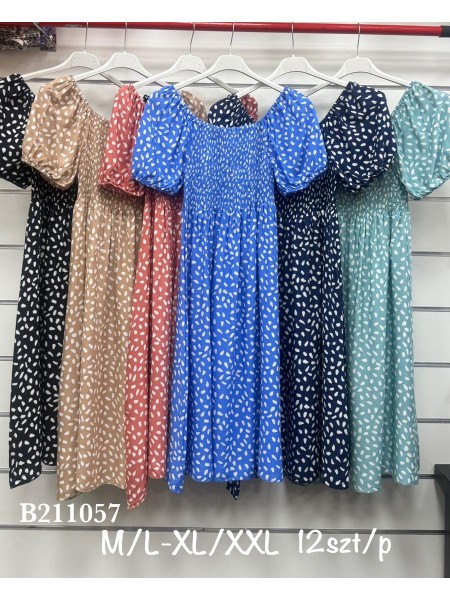 Sukienki damskie , Size m-2xl ,paczka 12szt,mix kolor