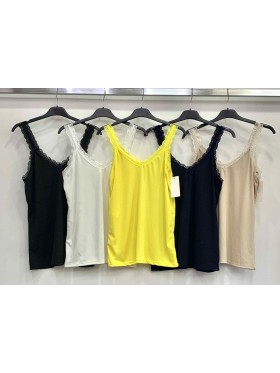 Bluzki damskie wloskie, Size uni,paczka 6szt,mix kolor