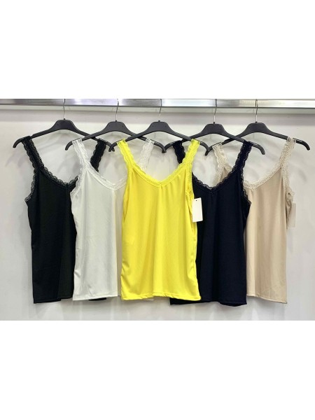 Bluzki damskie wloskie, Size uni,paczka 6szt,mix kolor