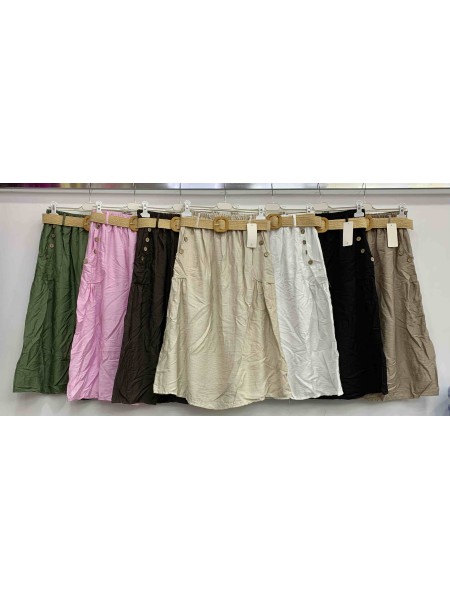 Spódnica  damskie wloskie, Size uni,paczka 6szt,mix kolor