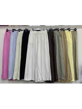 Spodnie damskie wloskie, Size uni,paczka 6szt,mix kolor