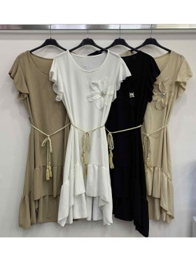 Sukienki damskie wloskie, Size uni,paczka 6szt,mix kolor