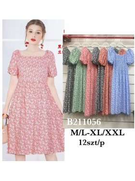 Sukienki damskie , Size m-2xl ,paczka 12szt,mix kolor