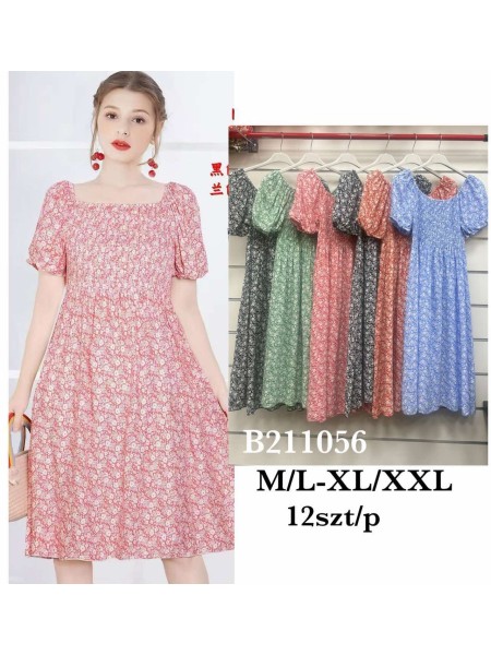 Sukienki damskie , Size m-2xl ,paczka 12szt,mix kolor