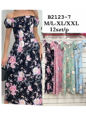 Sukienki damskie , Size m-2xl ,paczka 12szt,mix kolor