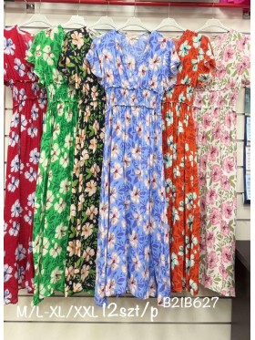 Sukienki damskie , Size m-2xl ,paczka 12szt,mix kolor