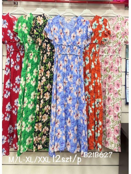 Sukienki damskie , Size m-2xl ,paczka 12szt,mix kolor