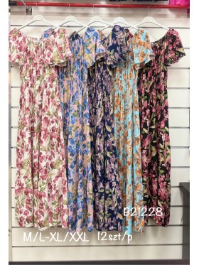 Sukienki damskie , Size m-2xl ,paczka 12szt,mix kolor