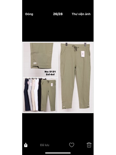 Spodnie damskie , Size 2-6xl,paczka 12szt,mix kolor