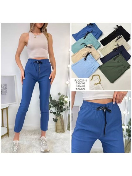 Spodnie damskie , Size 2-6xl,paczka 12szt,mix kolor