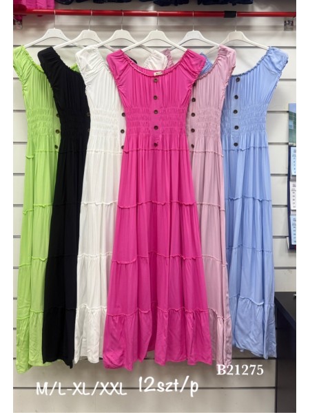 Sukienki damskie , Size m-2xl ,paczka 12szt,mix kolor