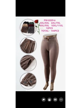 Spodnie damskie , Size 4-11xl,paczka 12szt,mix kolor