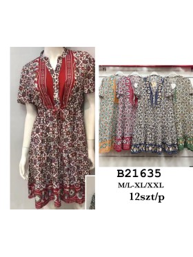 Sukienki damskie , Size m-2xl ,paczka 12szt,mix kolor