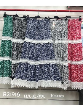 Spódnica długa damskie , Size m-2xl ,paczka 10szt,mix kolor