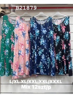 Sukienki damskie , Size l-3xl ,paczka 12szt,mix kolor