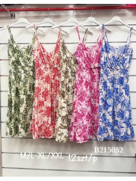 Sukienki damskie , Size m-2xl ,paczka 12szt,mix kolor