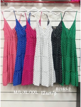 Sukienki damskie , Size m-2xl ,paczka 12szt,mix kolor