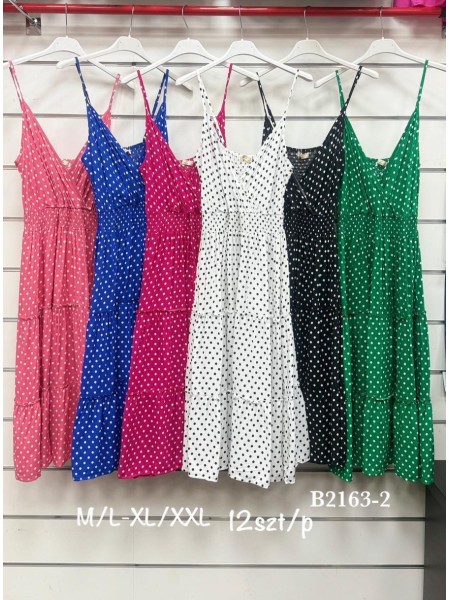 Sukienki damskie , Size m-2xl ,paczka 12szt,mix kolor