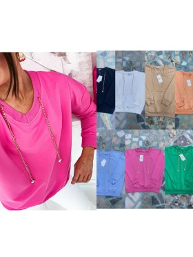 Bluzy damskie Tureckie, Size UNI ,paczka 6szt,1 kolor
