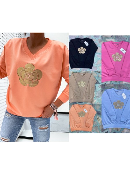 Bluzy damskie Tureckie, Size UNI ,paczka 6szt,1 kolor