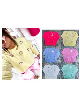 Bluzy damskie Tureckie, Size UNI ,paczka 6szt,1 kolor