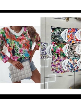 Bluzy damskie Tureckie, Size UNI ,paczka 6szt,1 kolor