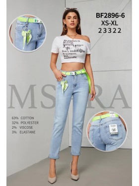 Jeansy damskie M'sara ,size xs-xl, paczka 12szt,