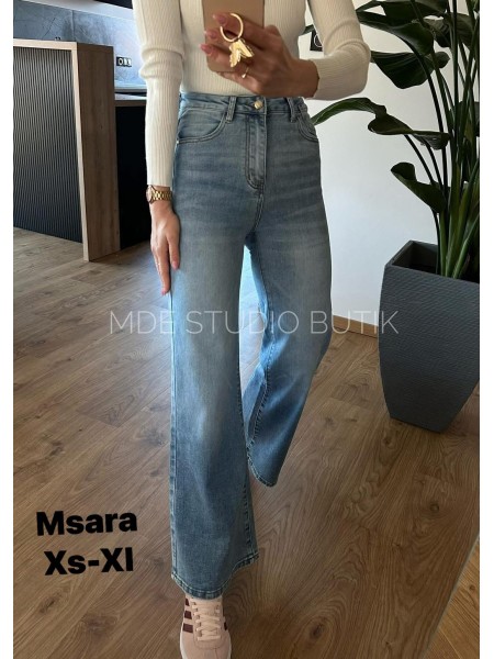 Jeansy damskie M'sara ,size xs-xl, paczka 10szt,