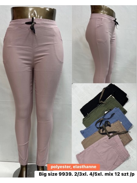 Spodnie damskie ,size 2-6xl, paczka 12szt,mix kolor