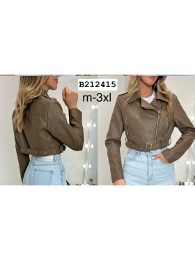 Kurtki skórzane damskie , Size m-3xl ,paczka 5szt ,1 kolor