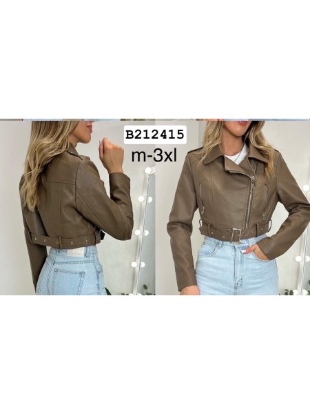 Kurtki skórzane damskie , Size m-3xl ,paczka 5szt ,1 kolor
