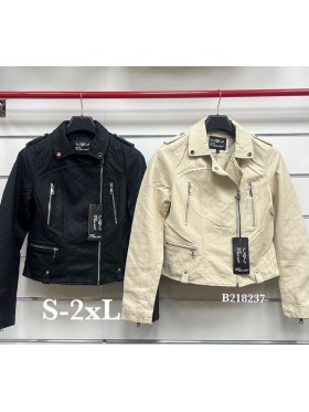 Kurtki skórzane damskie , Size S-2XL ,paczka 5szt ,1 kolor