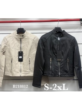 Kurtki skórzane damskie , Size S-2XL ,paczka 5szt ,1 kolor