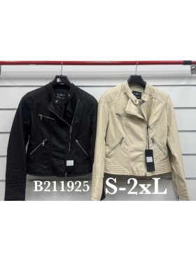 Kurtki skórzane damskie , Size S-2XL ,paczka 5szt ,1 kolor