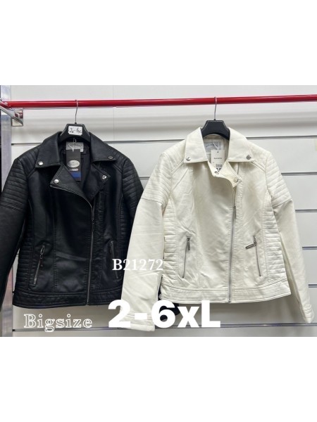 Kurtki skórzane damskie , Size 2-6xl ,paczka 5szt ,1 kolor