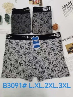 BOKSERKI MĘSKIE .SIZE: L -3XL (24 SZT/PACZKA) KOLOR JAK NA ZDZIĘCIU