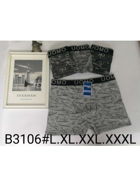 BOKSERKI MĘSKIE .SIZE: L -3XL (24 SZT/PACZKA) KOLOR JAK NA ZDZIĘCIU
